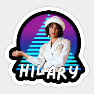 hilary banks Sticker